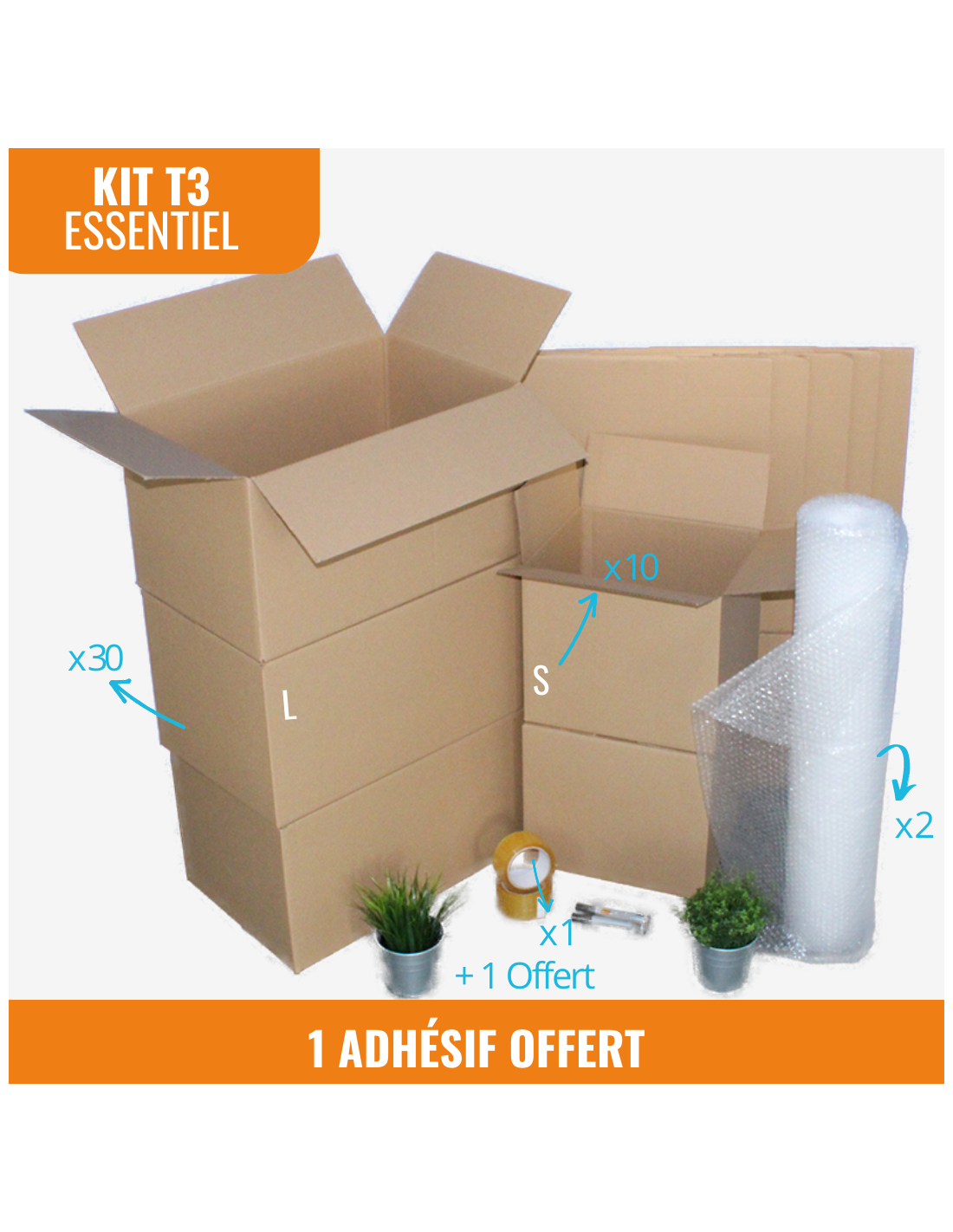Kit déménagement essentiel T3 - Kits de déménagement